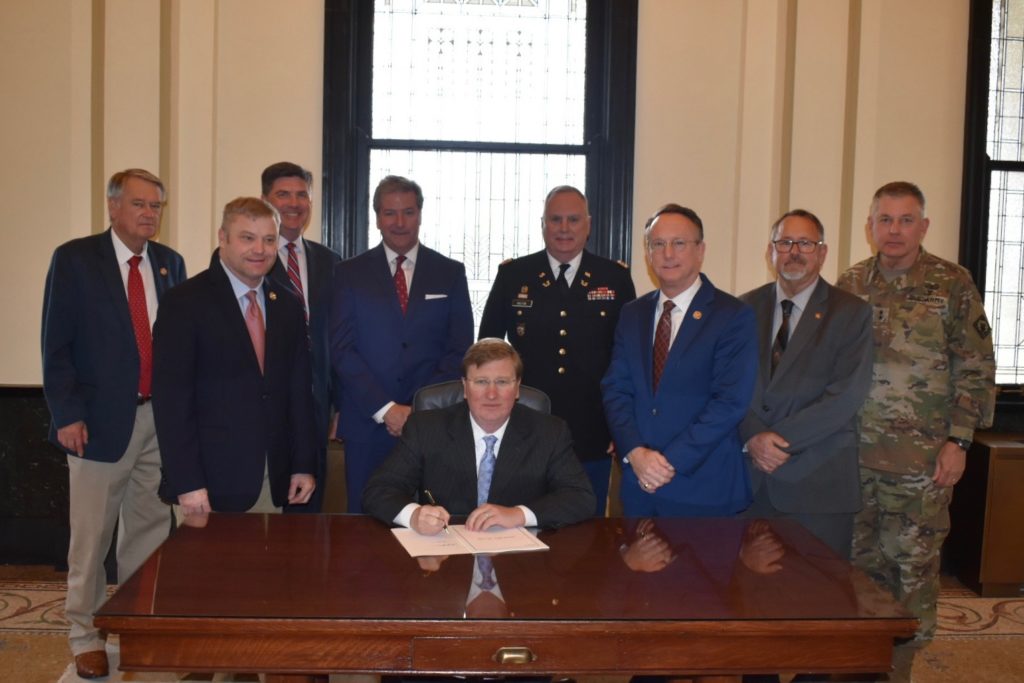 Governor Reeves signs Commercial Drivers License Bill National Guard